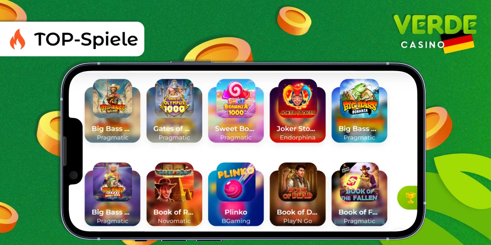Beliebte Spiele unter Deutschen im Verde Casino
