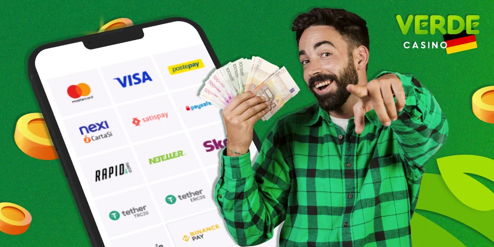 Auszahlung von Gewinnen vom Verde Casino