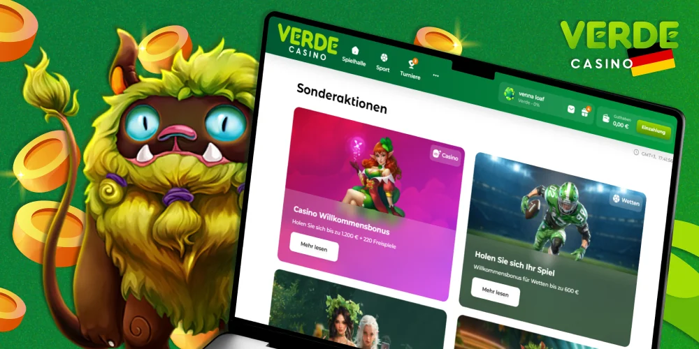 Aktionen für Deutsche im Verde Casino
