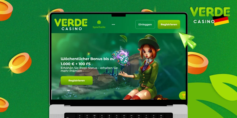 Gehen Sie zur Site und tippen Sie auf „Registrieren“