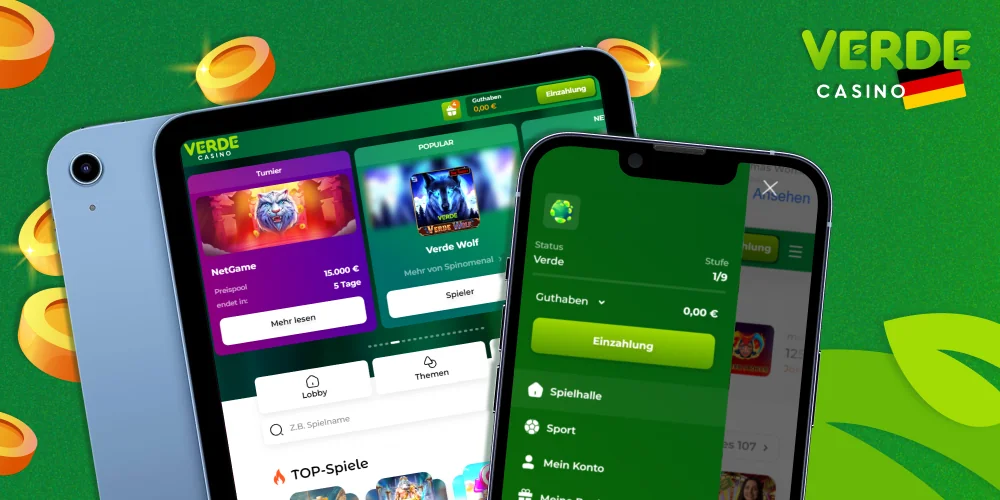 IOS-Geräte zum Spielen in der Verde Casino-App