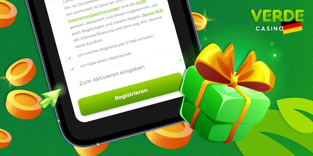 Promo-Code zum Spielen im Verde Casino