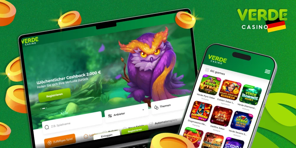 Verde Casino – Spielen Sie Spiele und wetten Sie auf Sport aus Deutschland