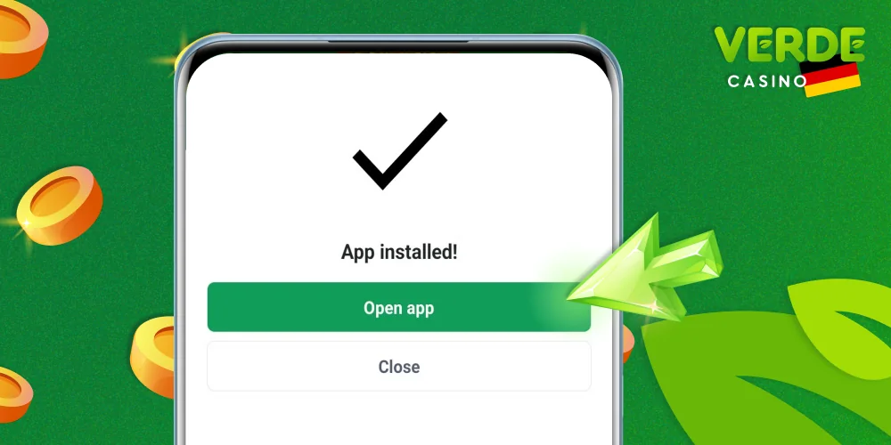 Warten Sie, bis die Anwendung installiert ist