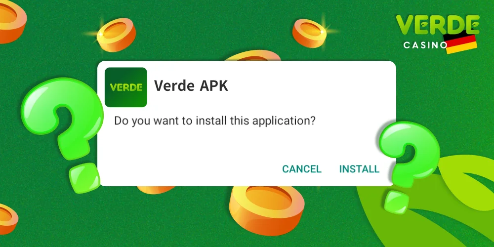 Wie installiert man die Verde Casino-Anwendung auf Android?