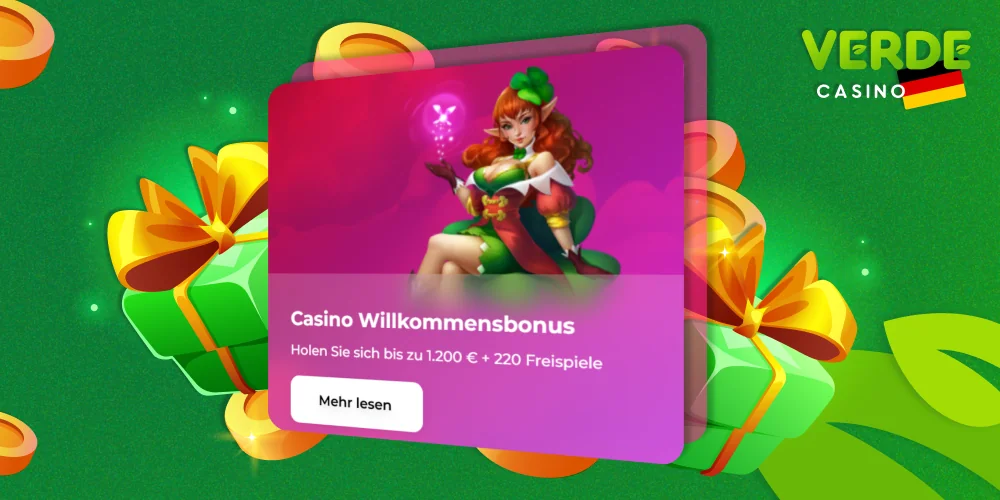 Willkommensbonuspaket für Casinospieler
