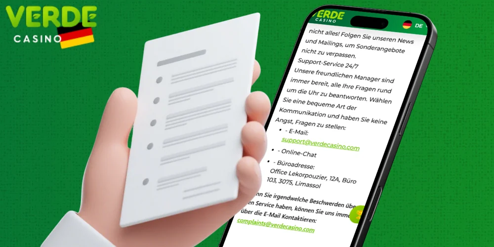 Was ist der Zweck von Verde Casinos online casino